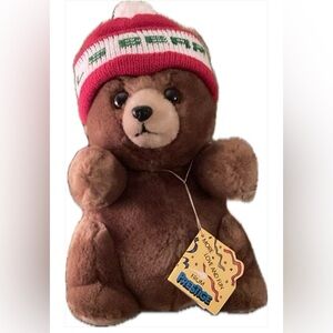 Vintage Pot Belly Bear Stuffed Plush Toy By Prestige 1983